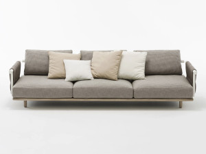 3-местный тканевый садовый диван