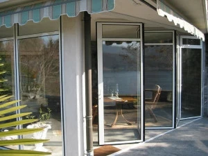 FRUBAU Складное стеклянное окно из алюминия с терморазрывом Vetrate