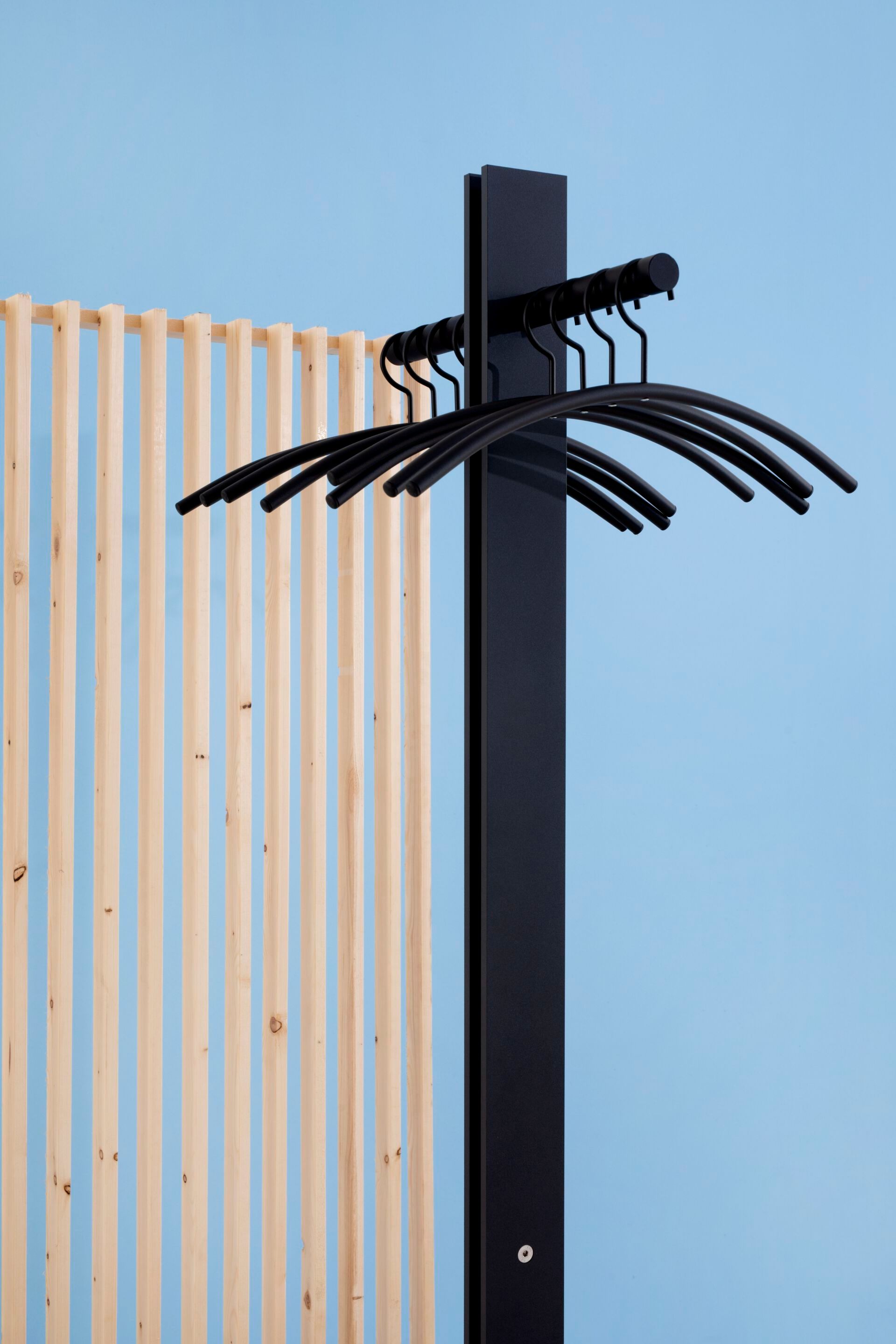 Окрашенная металлическая напольная офисная вешалка для одежды Cascando STANDFREE ARCH-00084411 - Вид №3