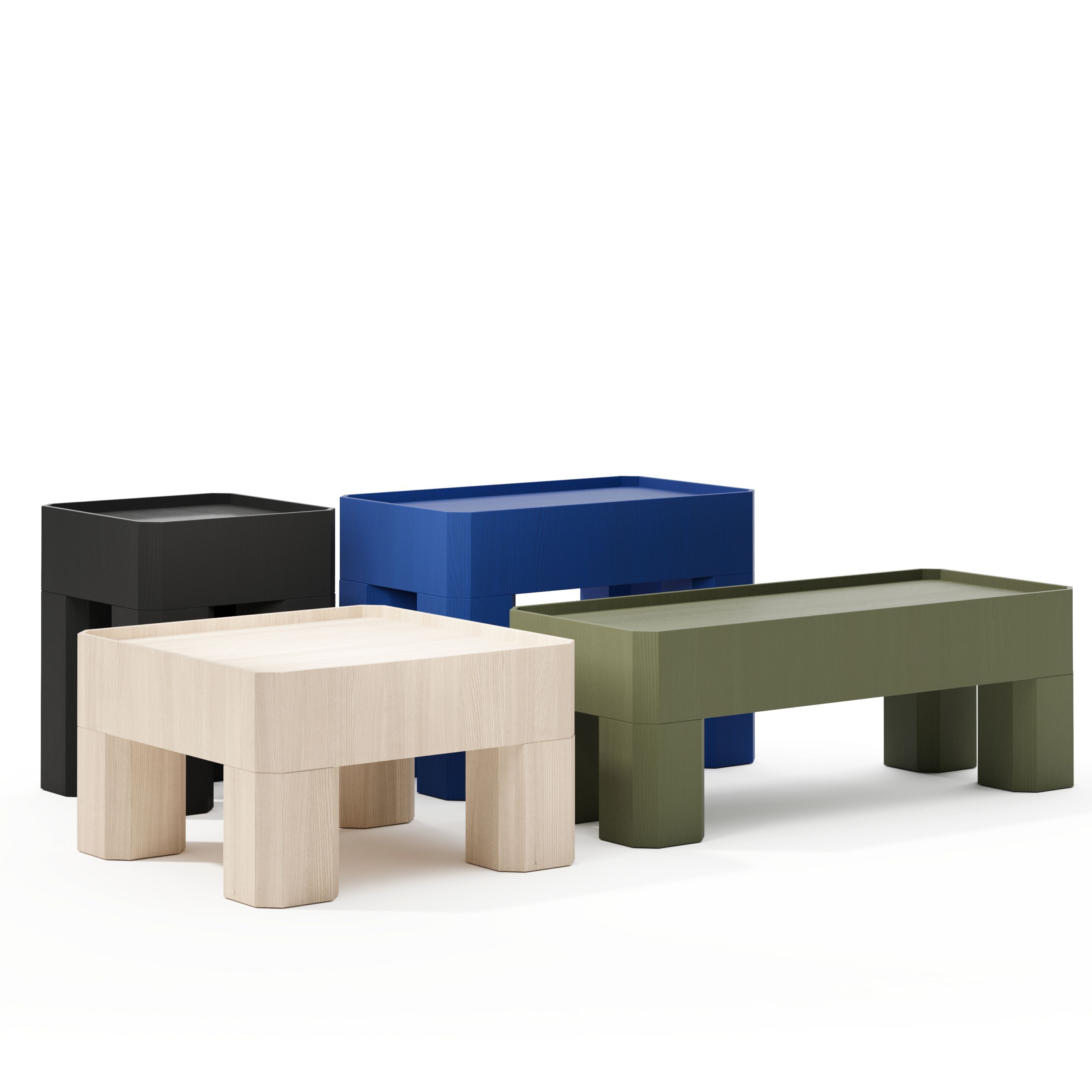 Деревянный прямоугольный высокий журнальный столик Joyf блок ARCH-00039712 - Вид №12