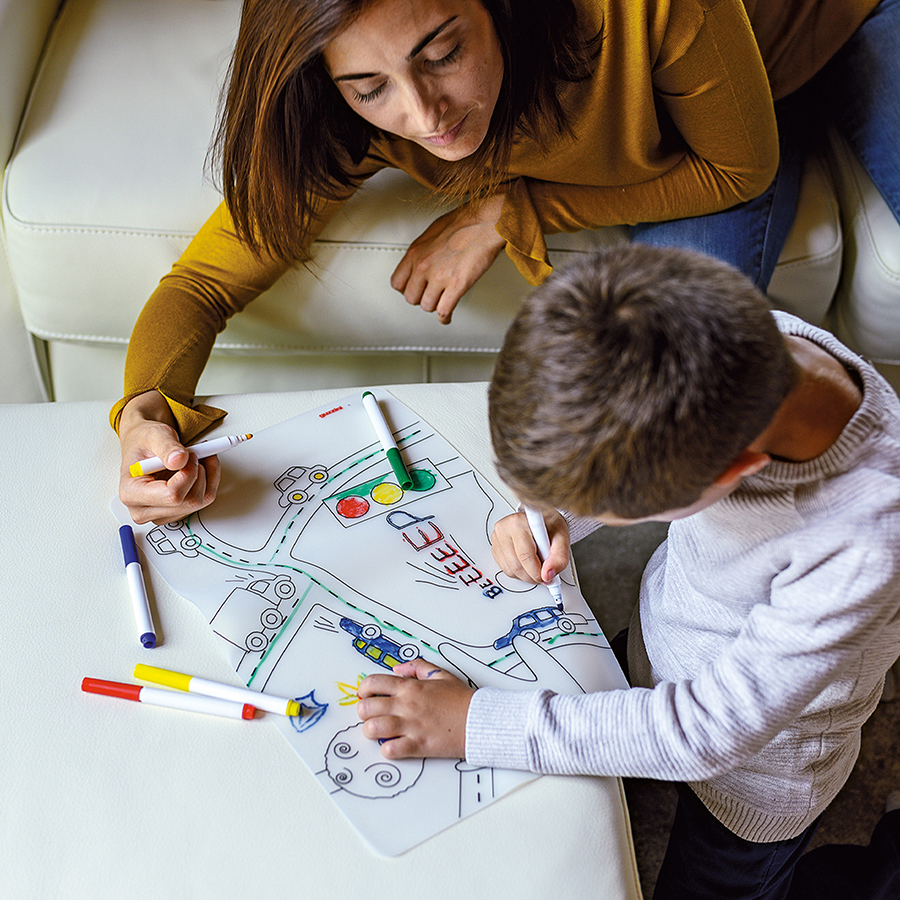 22609552 Набор из коврика-раскраски и 4 маркеров bimbi рождество Guzzini  - Вид №1