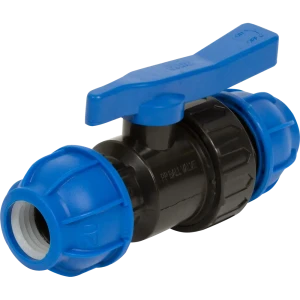 Кран ПНД ø20х20 мм обжимной полиэтилен