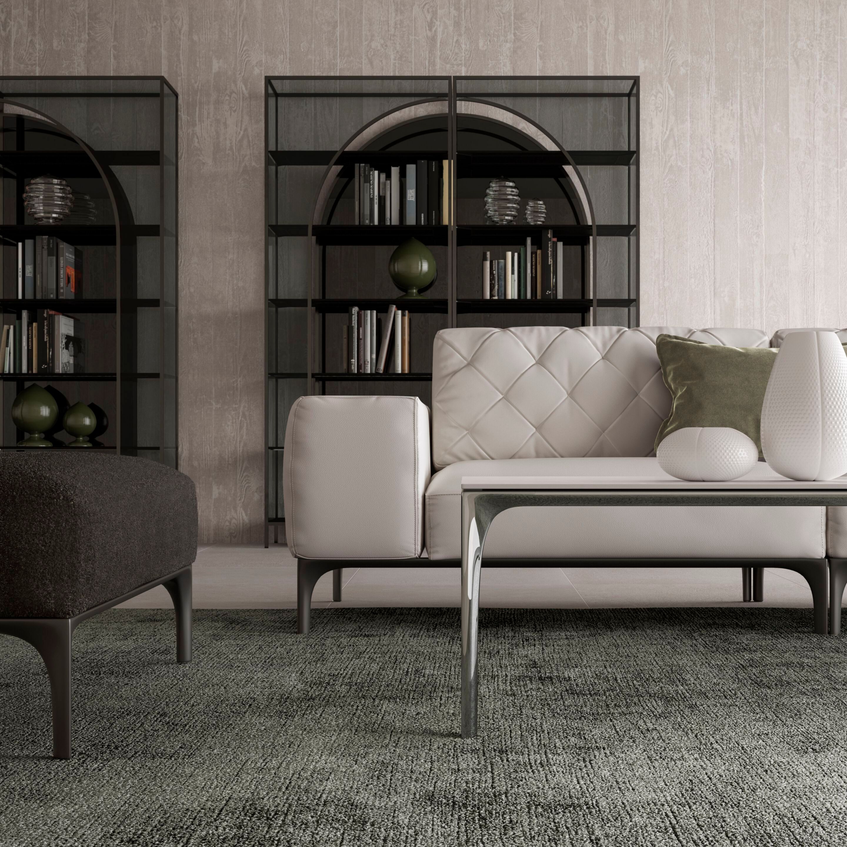 Кожаный диван Natuzzi Italia Skyline ARCH-00069865 - Вид №4