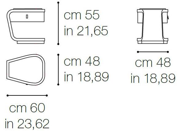 Grilli Прикроватный столик Prisma 850402 - Вид №3