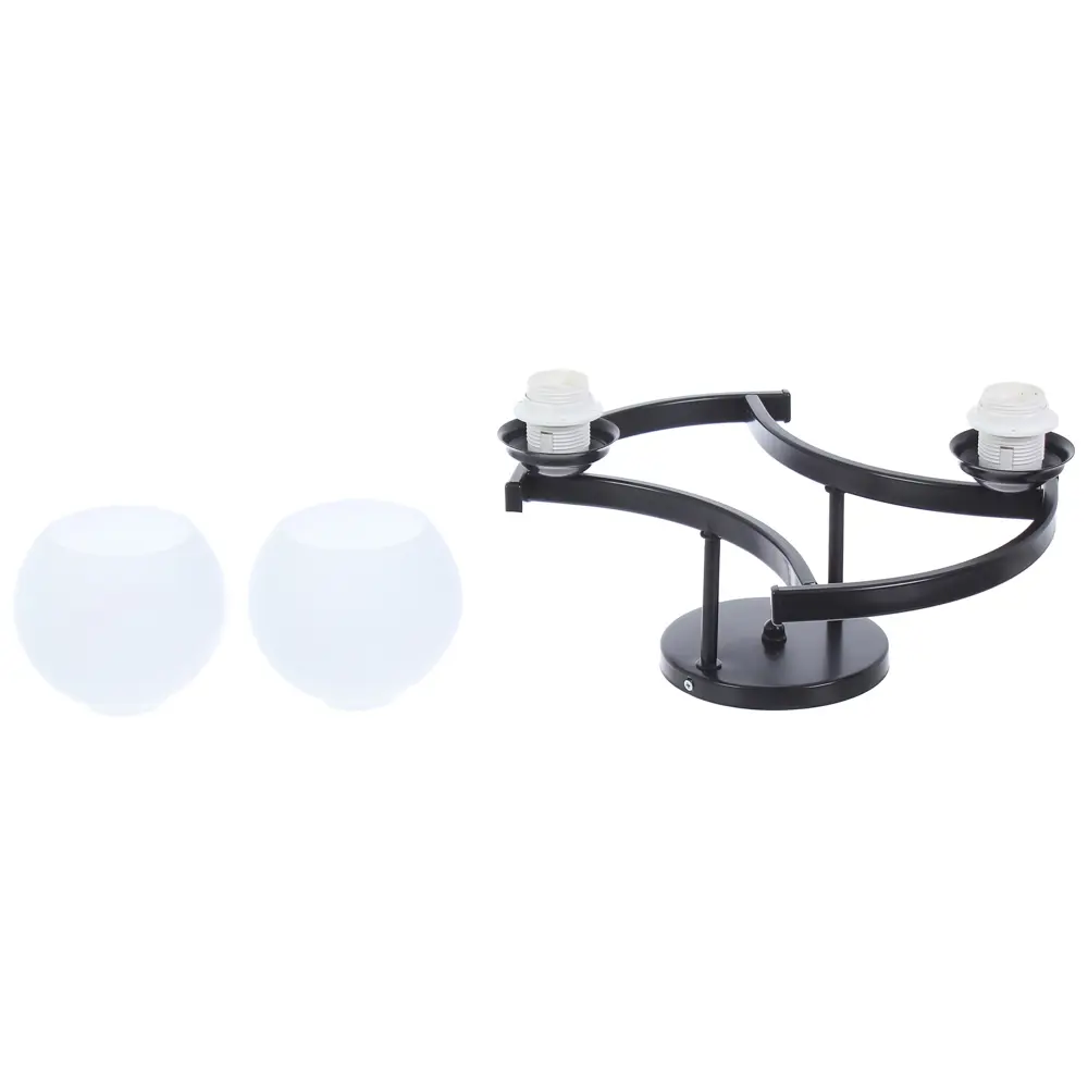 Люстра Адара 2xE27x60 Вт цвет черный СВЕТУС STLM-2139139 - Вид №7