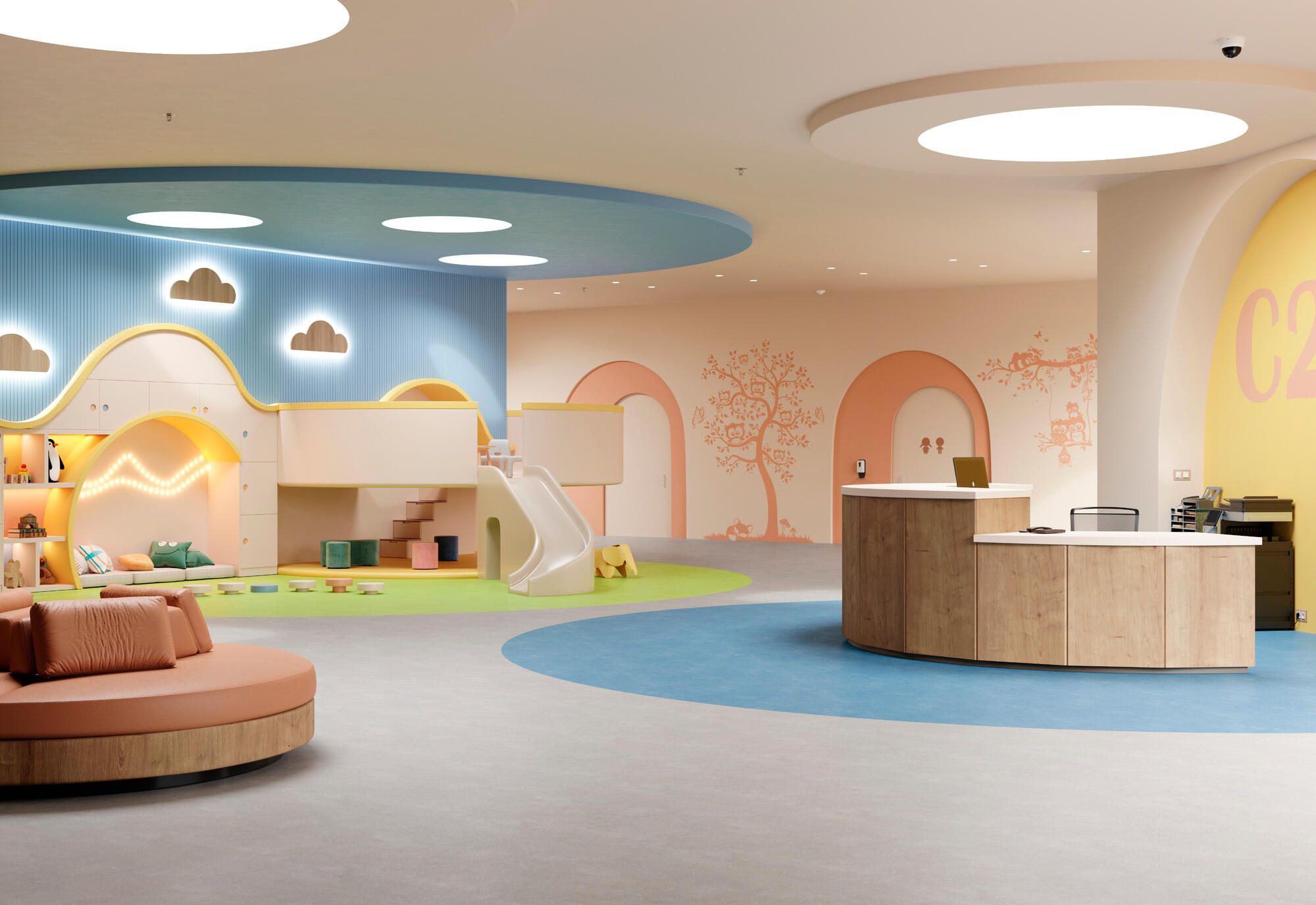 Нескользящий виниловый пол с эффектом ткани BEAUFLOR Xtreme ARCH-00110024 - Вид №3