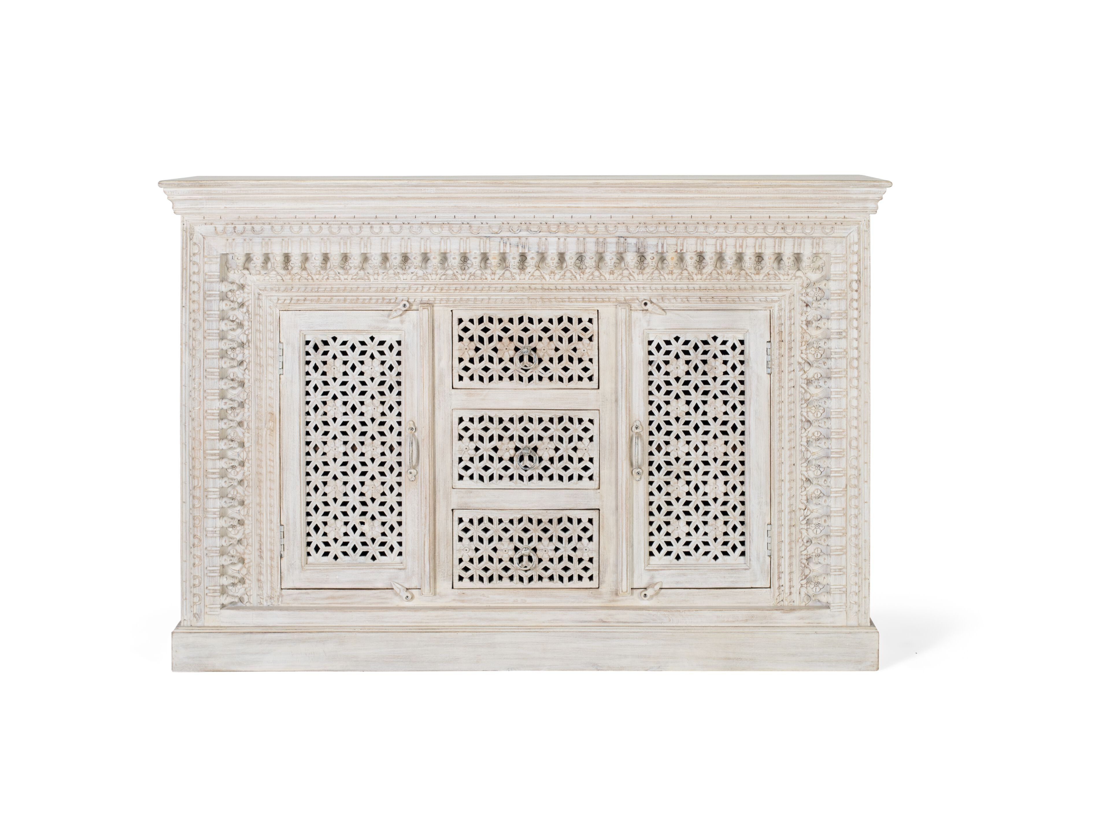 Манго шкаф с распашными дверцами и ящиками Giner y Colomer Бхопал ARCH-00124357