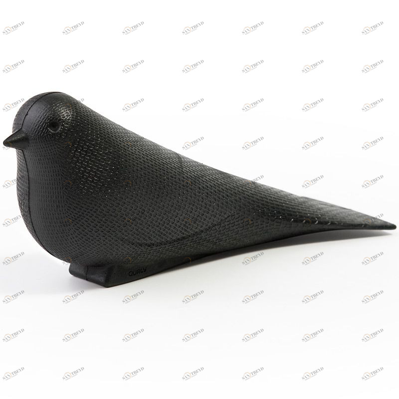 Подпорка для двери Dove черная Qualy QL10095BK