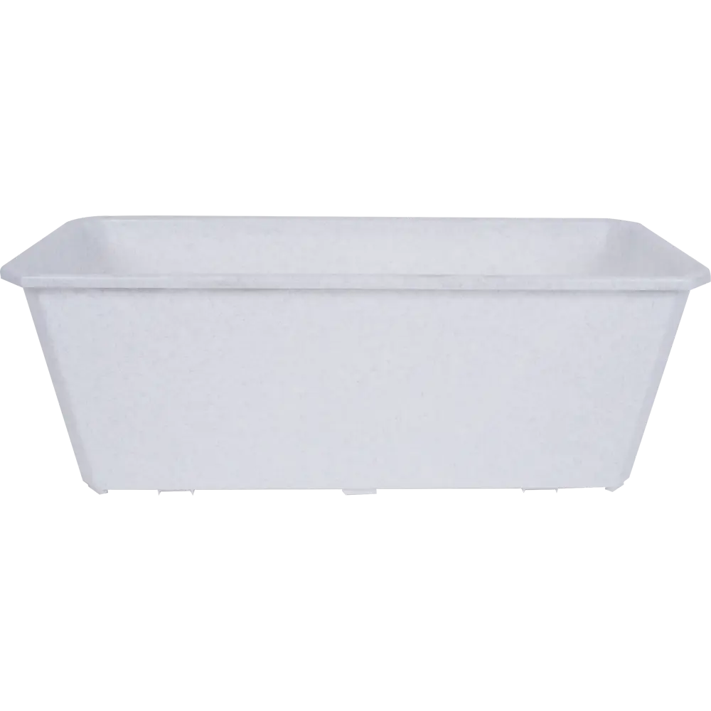 Ящик балконный 40x20x17 см v8 л пластик мрамор 12971496 STLM-2151957 Santreyd JARDINI
