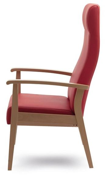 PIAVAL Кожаное кресло с высокой спинкой Aero | health & care 52-63/3 - Вид №4