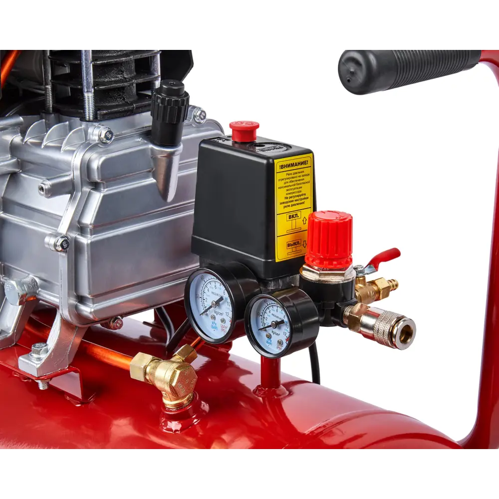 Компрессор сетевой поршневой масляный Elitech КМЛ 300-24, 24 л 240 л/мин STLM-2205675 - Вид №7