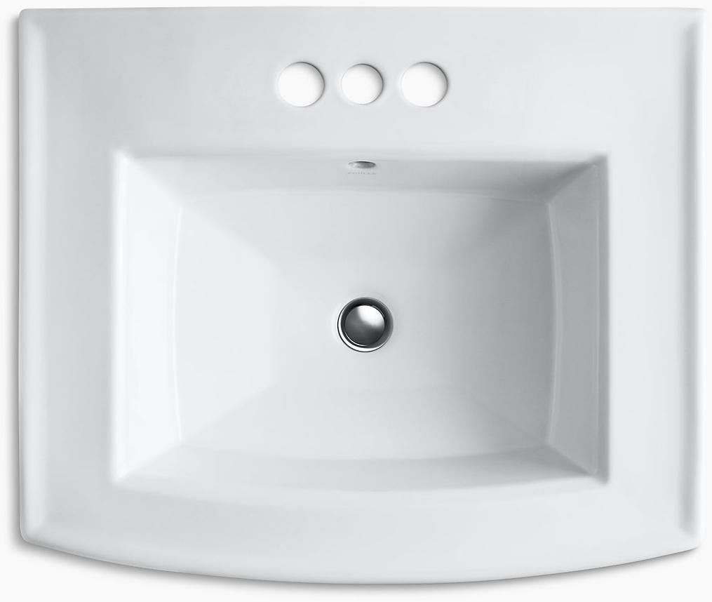K-2359-4-0 Напольная раковина стоящая прямоугольная Kohler  - Вид №2