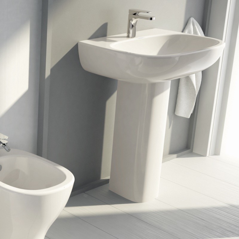 20256 Подвесная раковина настенная овальная Ceramica Hidra MY new! белая - Вид №6