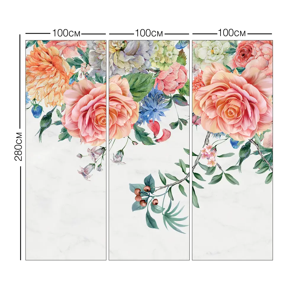 Фотообои 3D Flizart «Летняя композиция», флизелиновые, 300x280 см FBRUSH STLM-2036591 - Вид №4