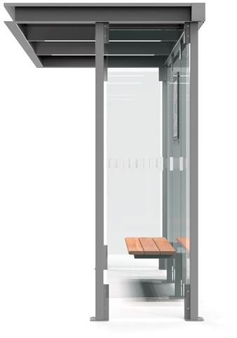 City Design Укрытие из стали и стекла для автобусной остановки sun-id-1370285 - Вид №3