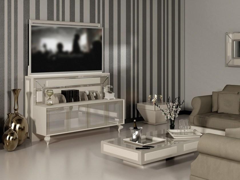 Vismara Design Моторизованная лакированная тумба под ТВ Desire sun-id-1435222 - Вид №1