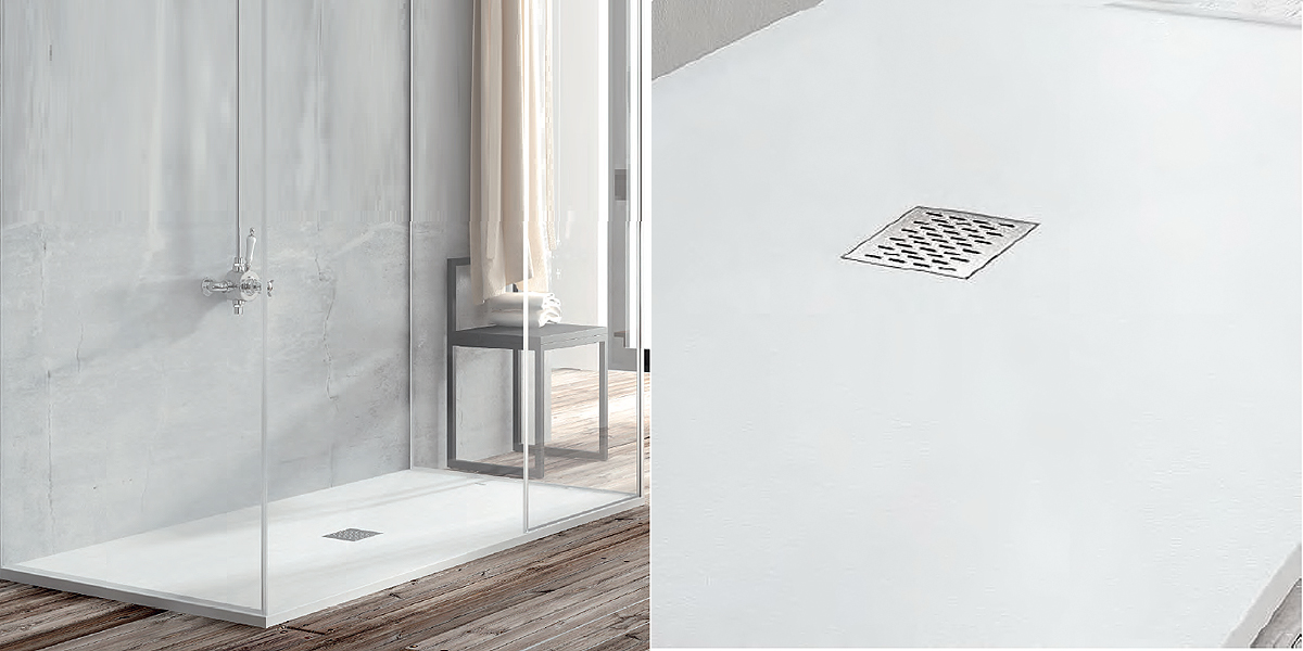 ДУШЕВОЙ ПОДДОН COLISEUM 140X80 СМ STONE NOX WHITE McBath COLISEUM80 - Вид №1