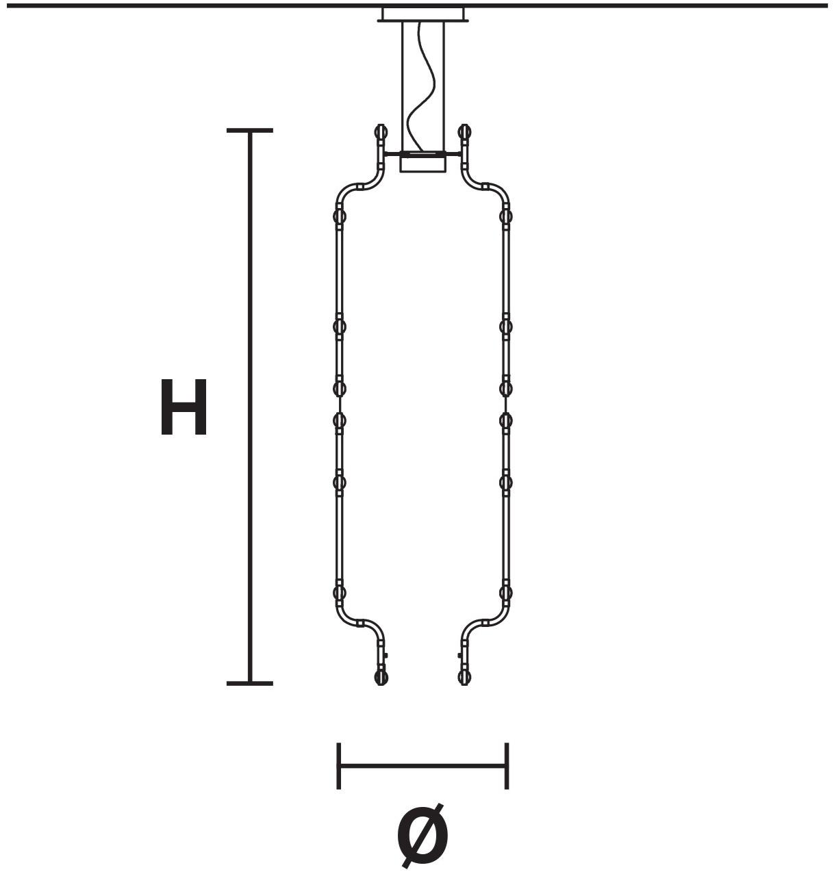 Masiero Металлический светодиодный подвесной светильник Programs sun-id-1367482 - Вид №1