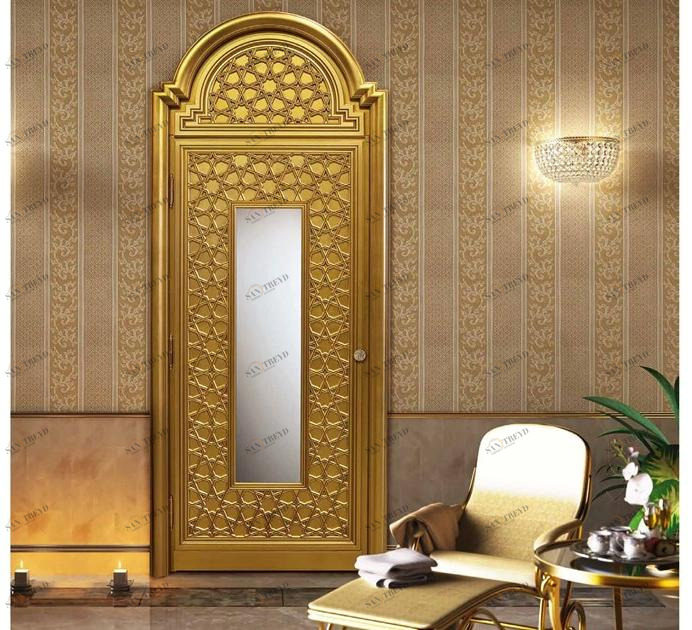 Arnaboldi Interiors Распашная дверь с сусальным золотом sun-id-1395230