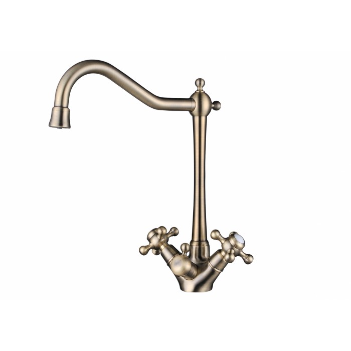 Zorg ZR 515 YF-Br бронза Смеситель для кухни Zorg 333х227 мм  - Вид №1