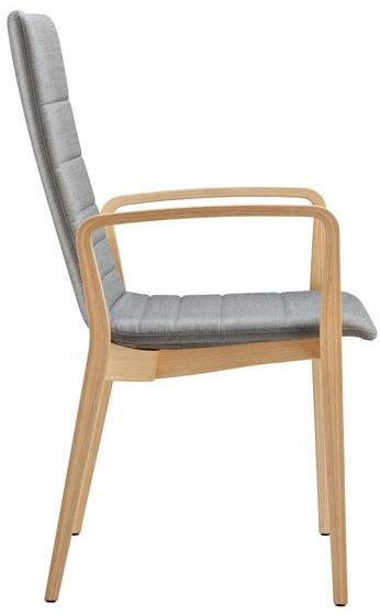 Brunner Стул из ткани с подлокотниками Fina 6822/a - Вид №1