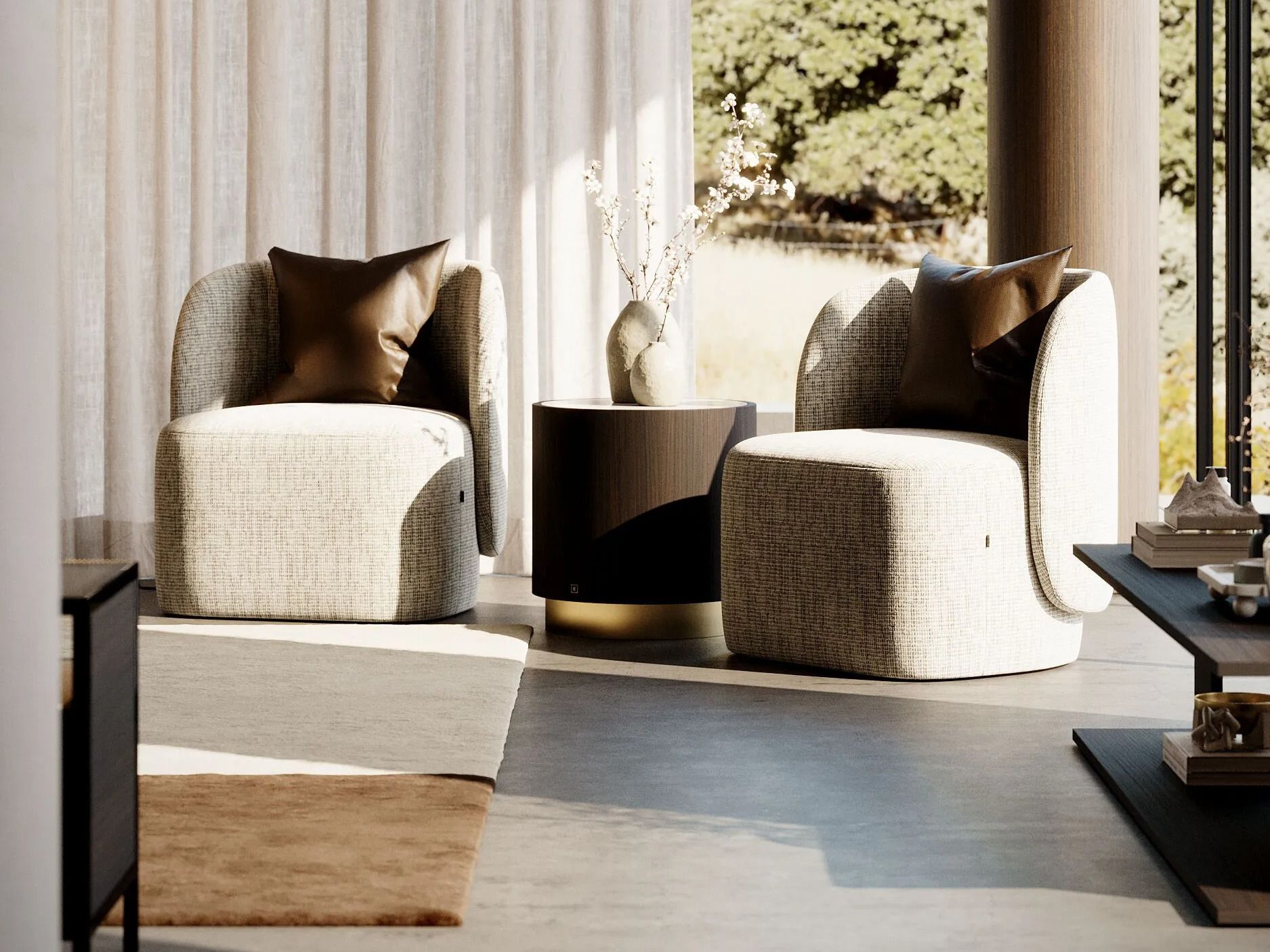 Тканевое кресло Laskasas Origin ARCH-00072353 - Вид №3