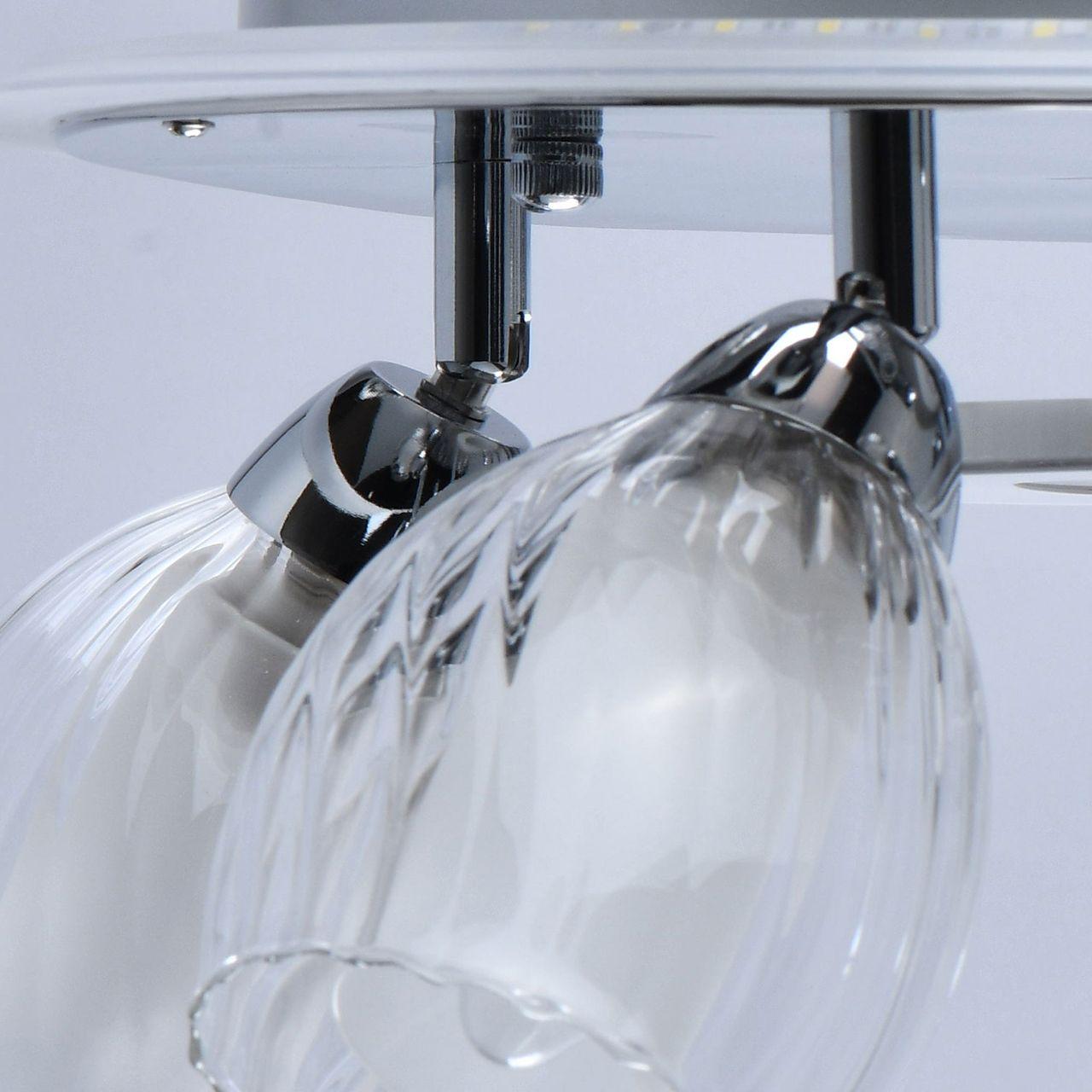 Потолочная люстра De Markt City Мадлен 424011105 DE MARKT МАДЛЕН 328376 Белый;хром  - Вид №1