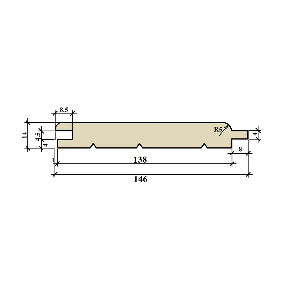 Santreyd Вагонка Оптима из натуральной ели для эстетичной отделки 81946176 STLM-0014388 - Вид №8