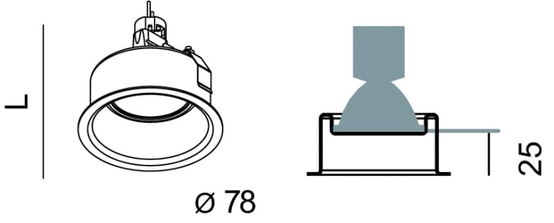 Утопленный прожектор Lucifero's CI FISSO ARCH-00013459 - Вид №2