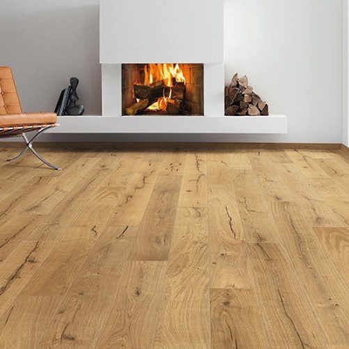 Паркетная доска Haro 4000 Series Top connect Алабама Дуб Рустик с брашью (Текстурированная) 2200х180 мм 529587 - Вид №1