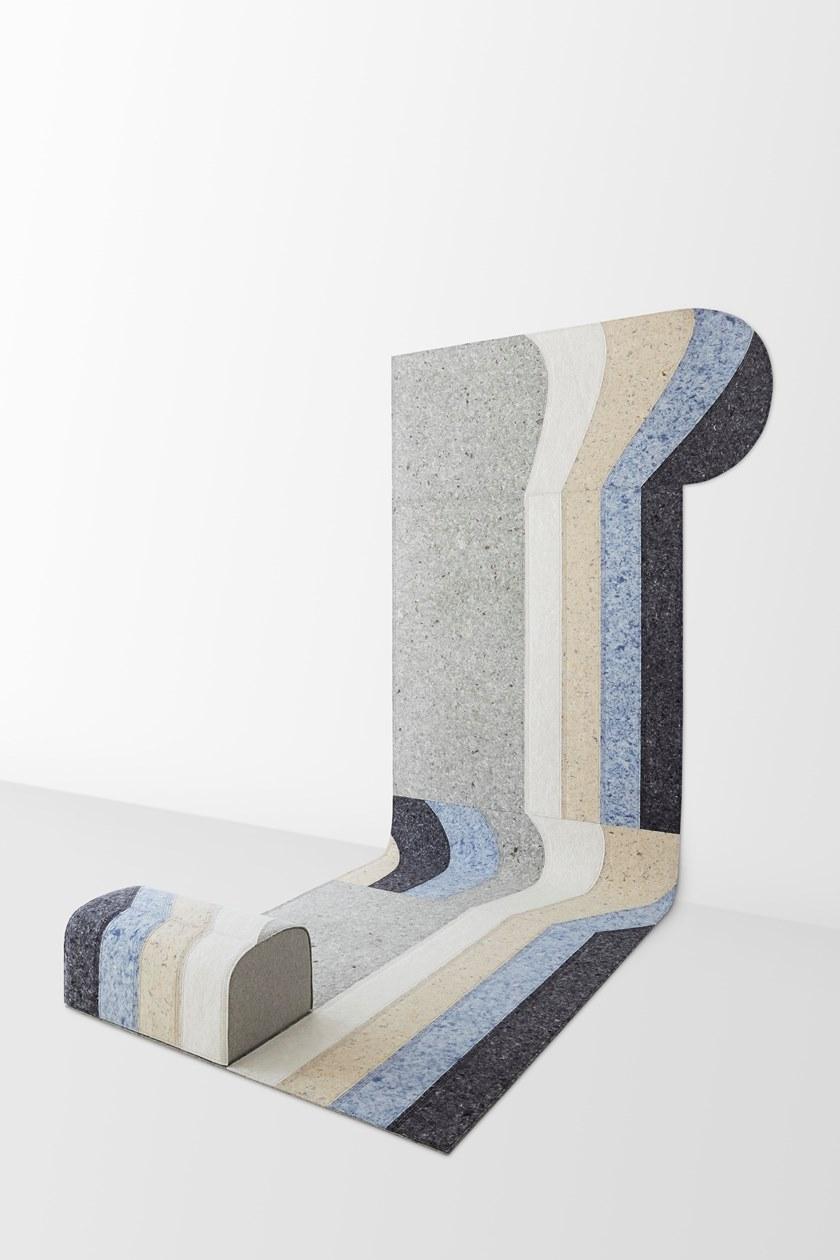 GAN Прямоугольный коврик ручной работы из синтетического волокна Nuances sun-id-1427602 - Вид №10