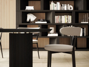 Деревянный овальный стол