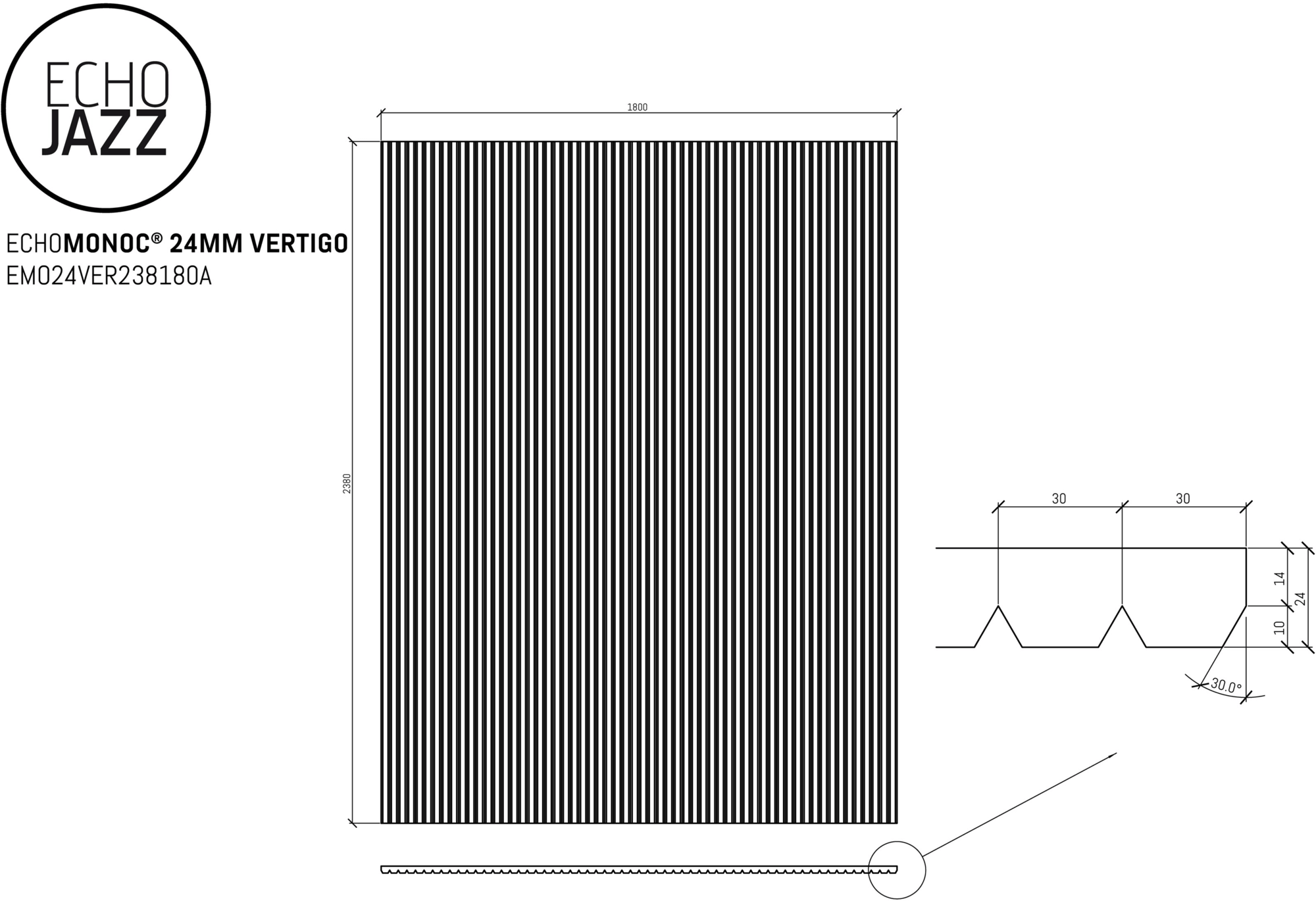 ECHOJAZZ Акустическая панель стеновая в пэт sun-id-1380510 - Вид №24
