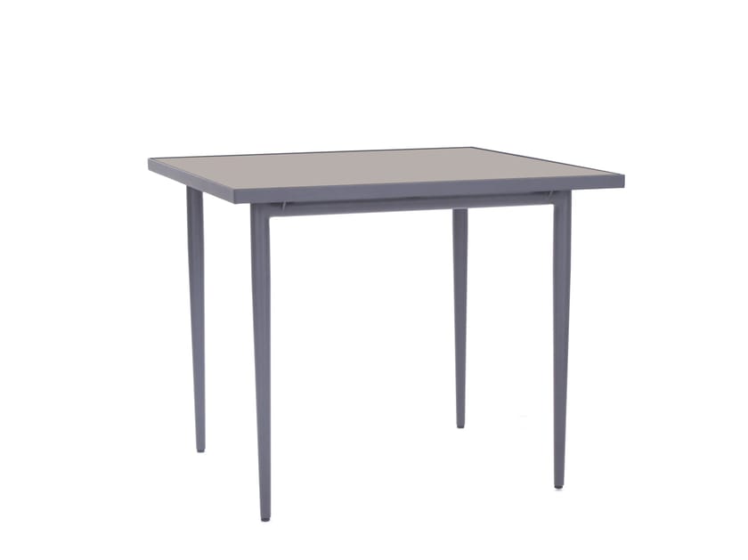 Алюминиевый квадратный высокий садовый стол Unopiù опыт ARCH-00150911