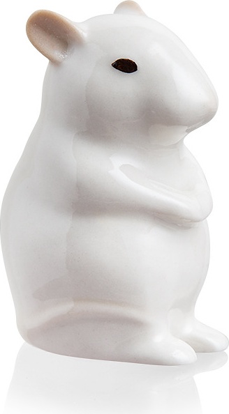 85134 Императорский фарфоровый завод Скульптура "Мышь-малютка №2" (альбинос) Фарфор твердый 