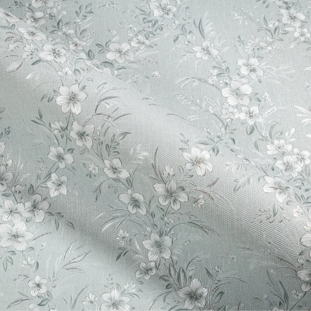 Обои флизелиновые Palitra Life Paradise зеленые с растительным орнаментом 89421277 STLM-1576314 - Вид №3