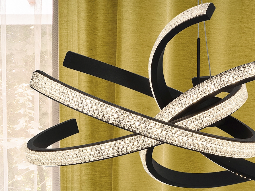 108981 Подвесной светильник 60Ø черный Schuller Ring II 