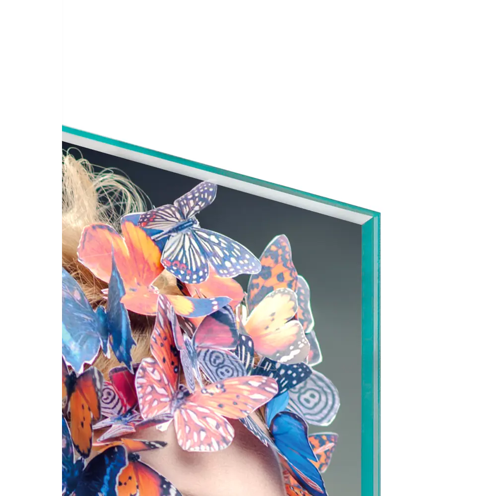 Картина на стекле Модель и бабочки AG 40-211 40x50 см POSTERMARKET STLM-2129206 - Вид №1