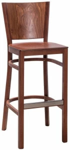 278 Стул Бергамо Орех барный R-HOME