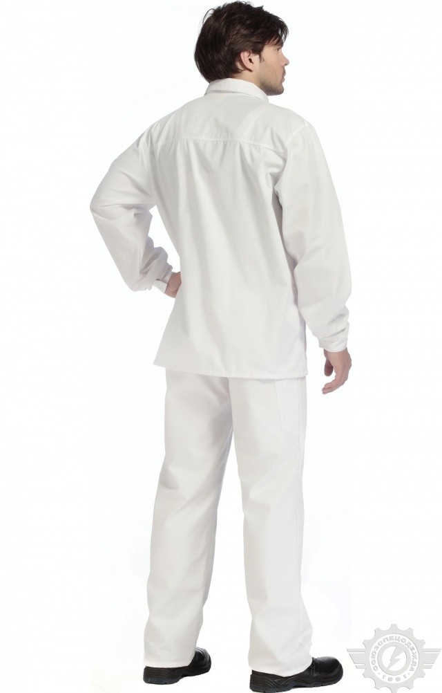 65519 Костюм "Эксперт-2" белый  Летняя спецодежда  размер 60-62/182-188  - Вид №9