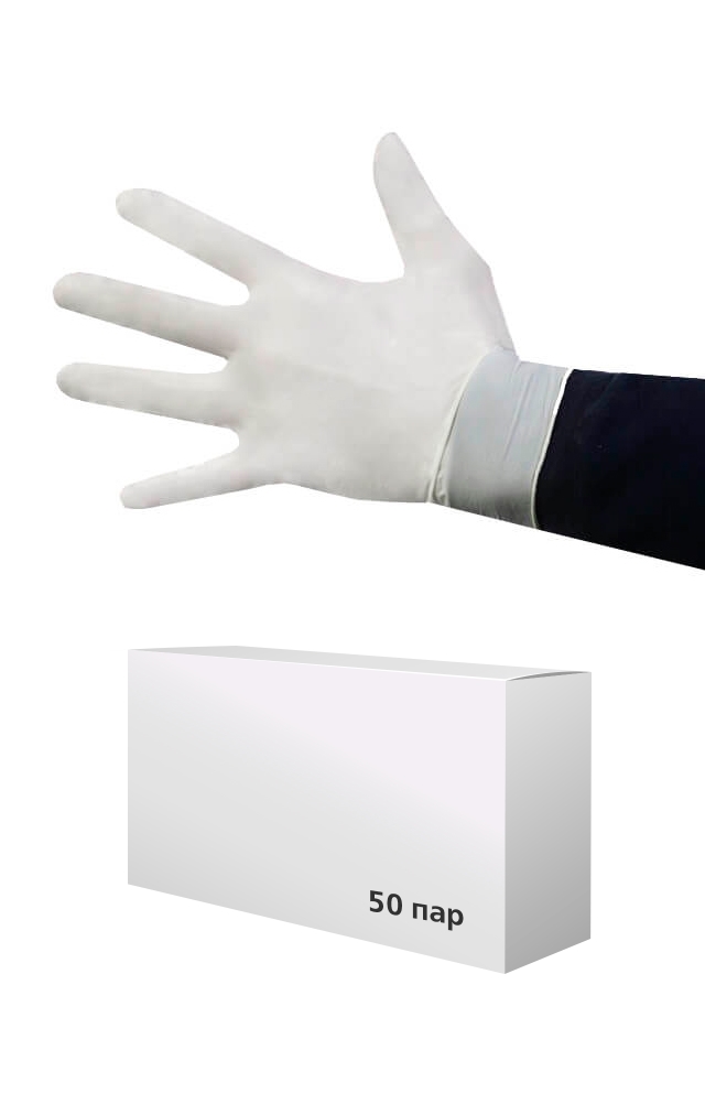 61143 Перчатки медицинские  Средства защиты рук  размер XL (9-10) Спецодежда 