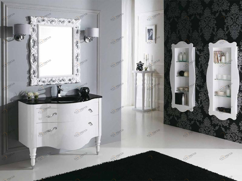 LEGNOBAGNO Лаковая тумба под умывальник с ящиками Decò classic sun-id-1383308