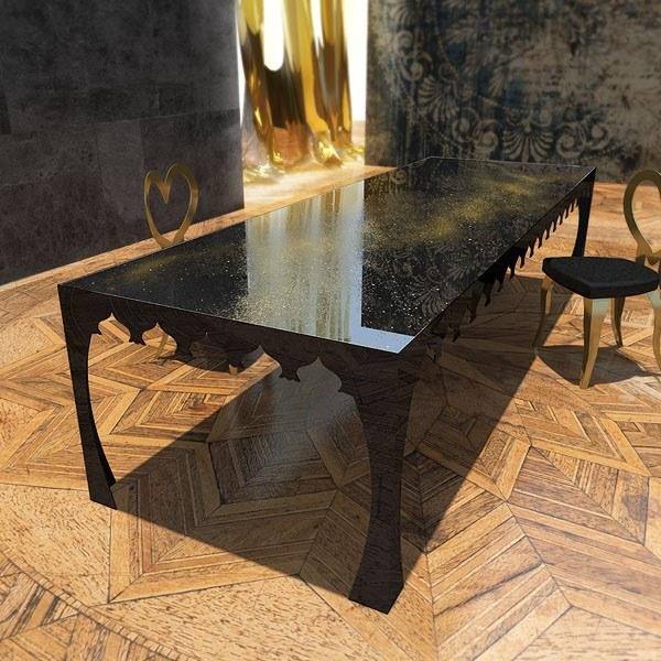 Unica by Tecnotelai Прямоугольный обеденный стол из закаленного стекла Le mille e una notte sun-id-1416882 - Вид №4