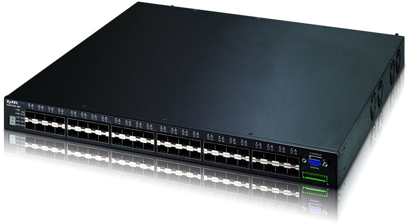 XGS4700-48F layer 3+ gigabit switch with 48 sfp slots and 2 expansion slots ZyXEL Santreyd 