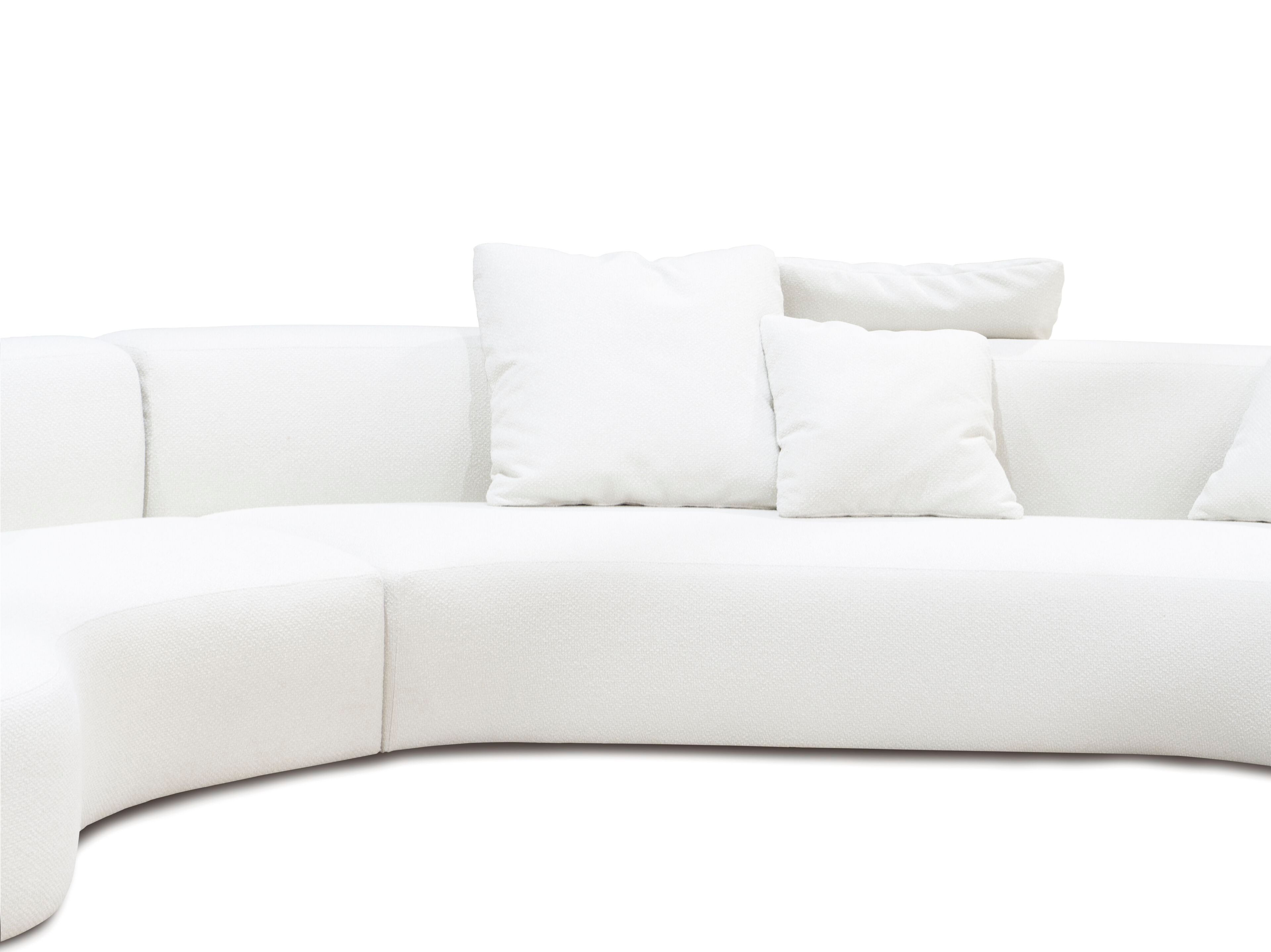 Изогнутый двухсторонний диван из ткани CREARTE COLLECTIONS LAB ORGANIC GAMMA ARCH-00065282 - Вид №2