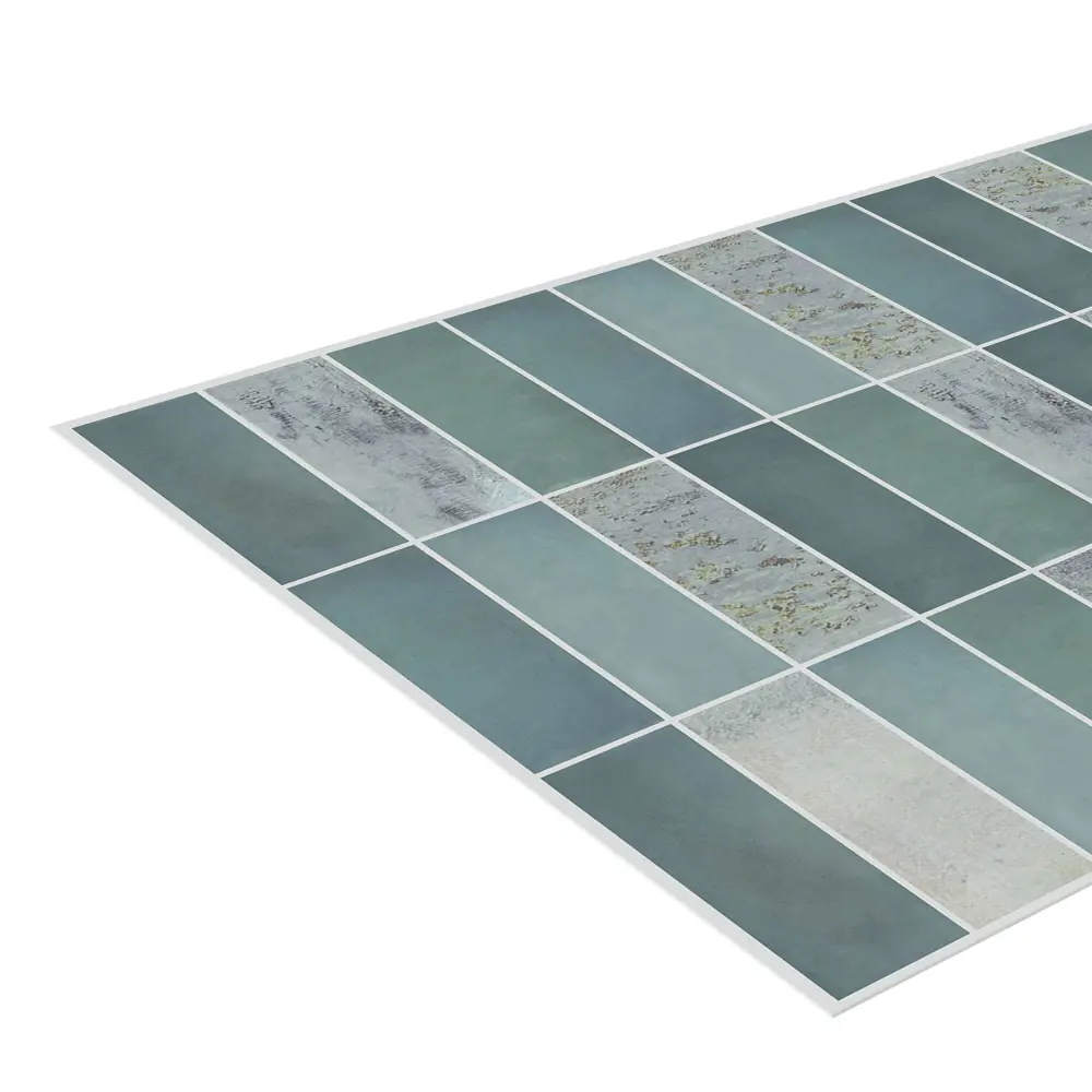 Пластмаркет Стеновая панель Вертикаль Белладжо - изысканный зеленый акцент для интерьера 89379522 STLM-1374408 - Вид №1