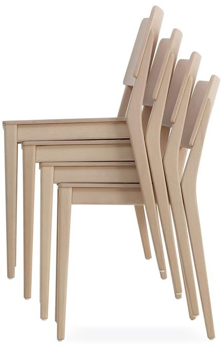 Billiani Штабелируемый стул из бука Take 585 - Вид №2