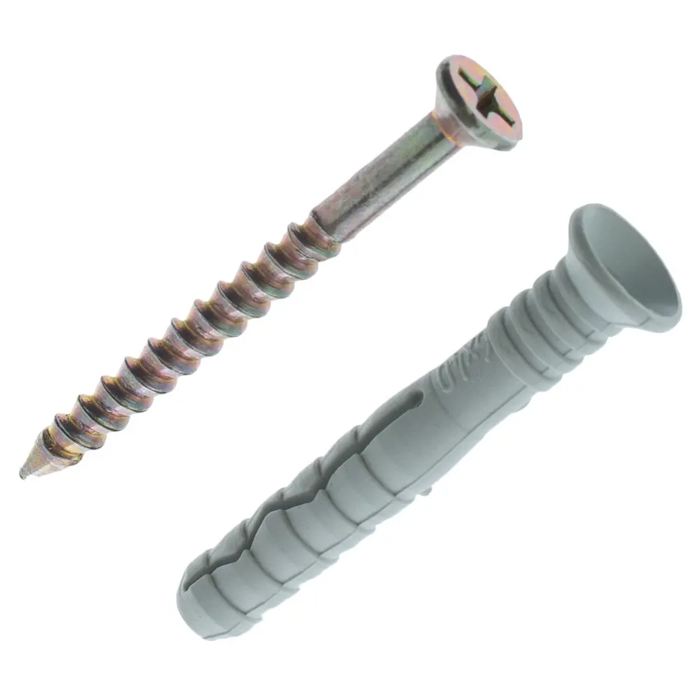 Дюбель-гвоздь с потайной манжетой 6x40 мм полипропилен 200 шт НЕВСКИЙ КРЕПЕЖ STLM-2077333