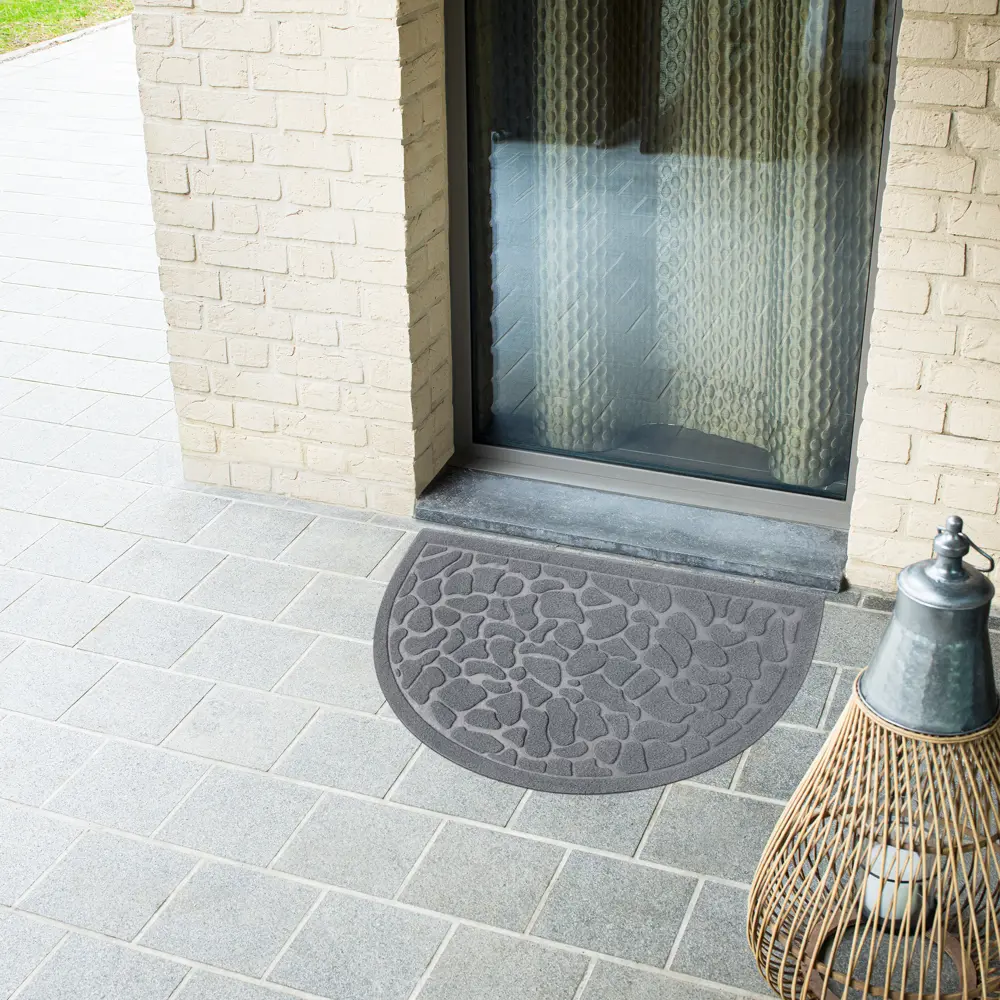 88249560 Коврик Inspire HR Lenzo 40x60 см резина цвет серый STLM-0077023 