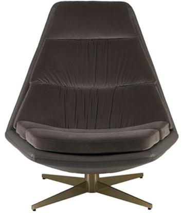 Hamilton Conte Paris Кресло с обивкой из ткани с 4 спицами sun-id-1456162 - Вид №1